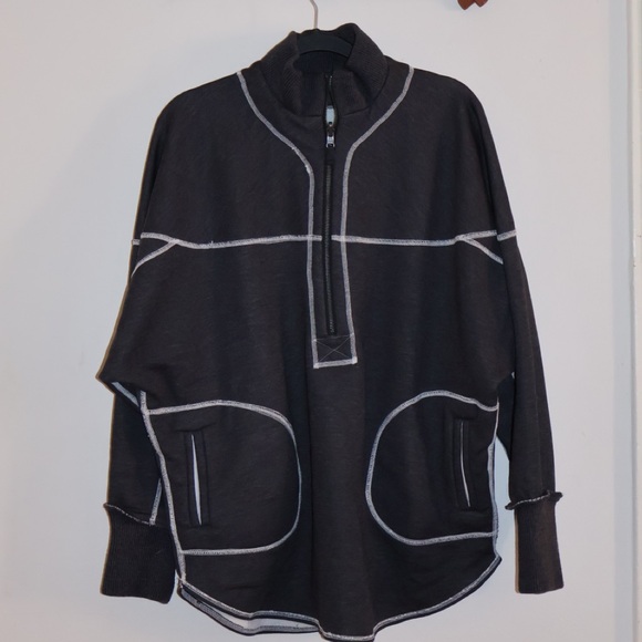 FP Movement Mountain Dreamin' Reversible Fleece Cream Combo Size Large - Picture 3 of 7